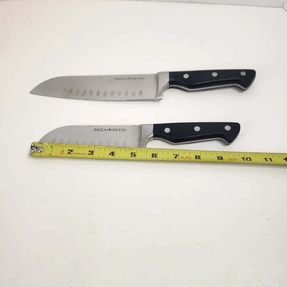 Paula Deen Chef Knife Set Of 2 Santoku 7